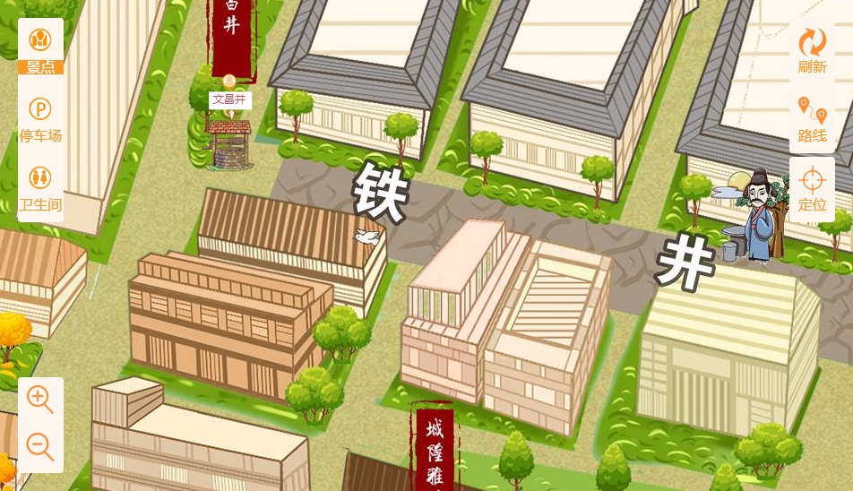 平房智慧景区：手绘地图与语音导览的完美融合